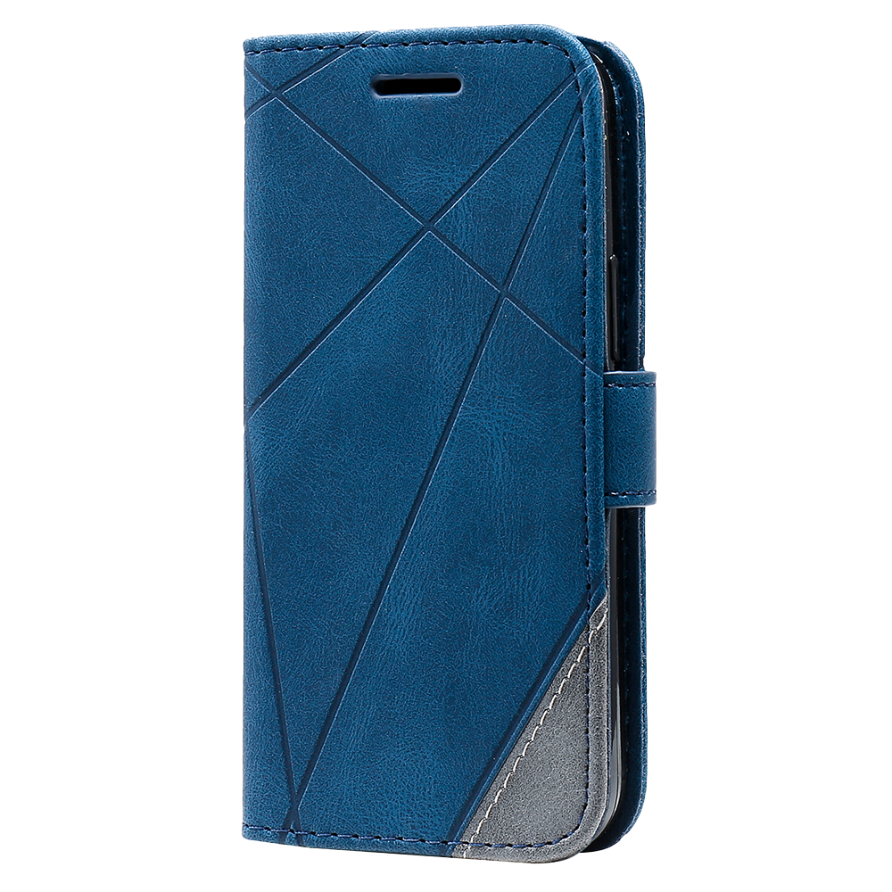 Samsung Galaxy S24 Ultra hoesje - Bookcase - Pasjeshouder - Portemonnee - Patroon - Kunstleer - Blauw afbeelding