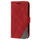 Samsung Galaxy S24 hoesje - Bookcase - Pasjeshouder - Portemonnee - Patroon - Kunstleer - Rood
