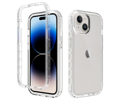 JVS Products Samsung Galaxy S24 hoesje - Full body - 2 delig - Shockproof - Siliconen - TPU - Transparant