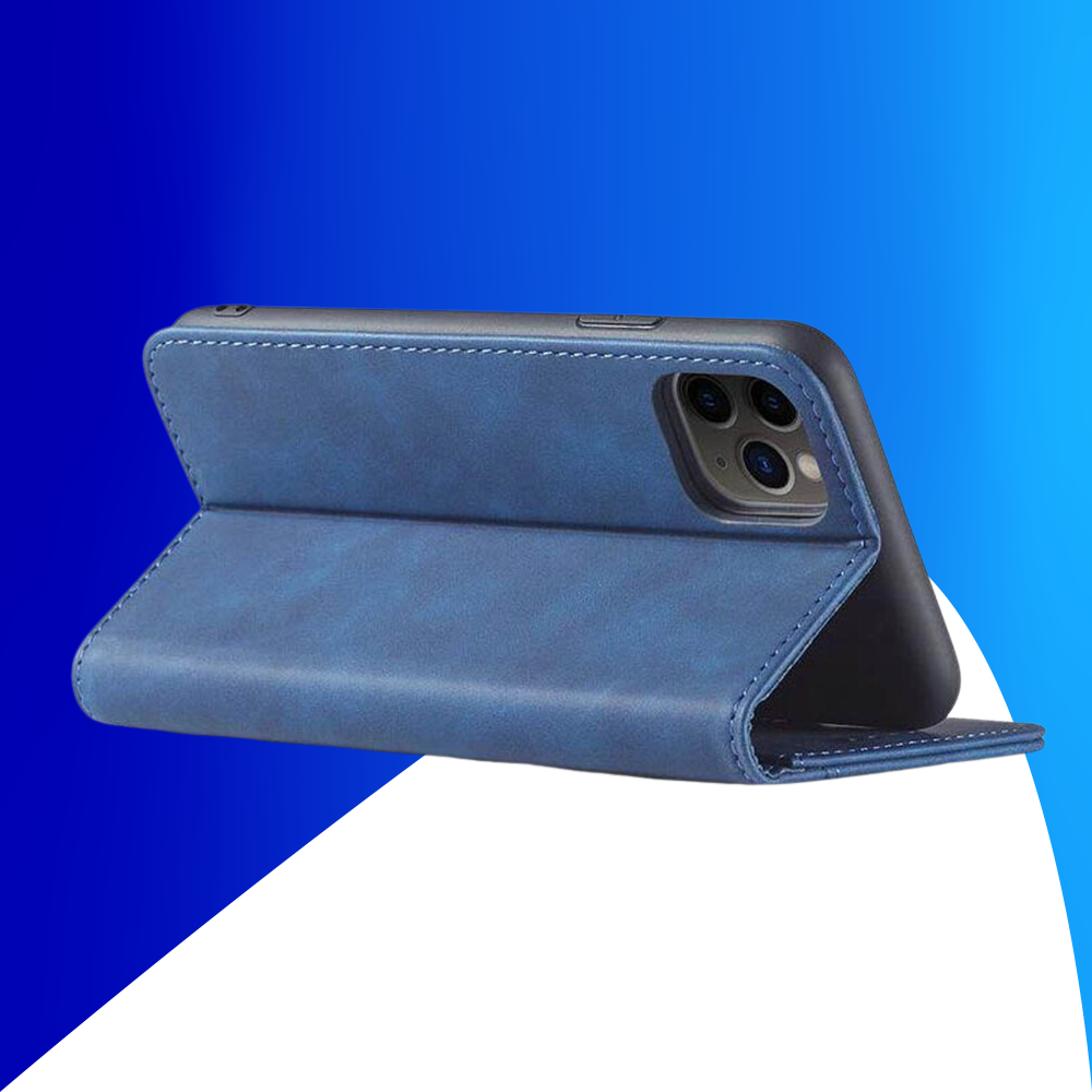 JVS Products Samsung Galaxy S24 hoesje - Bookcase - Pasjeshouder - Portemonnee - Kunstleer - Blauw