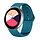 Bandje geschikt voor Samsung Galaxy Watch 40/41/42/44/45/46MM - Geschikt voor Samsung Galaxy Watch 1/2/3/4/5/6/Classic Watch 4/Watch 5 Pro/Watch 6 Classic/Watch Active/Watch Active 2 - Maat One Size - Horlogebandje - Siliconen - Zeeblauw