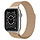 Bandje geschikt voor Apple Watch 38/40MM - Geschikt voor Series 1/2/3/4/5/6/7/8/9/SE - Maat One Size - Horlogebandje - Milanees - Rose goud