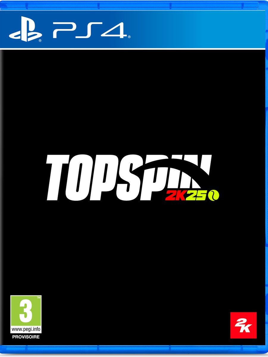 TopSpin 2K25 - Standard Edition - PS4