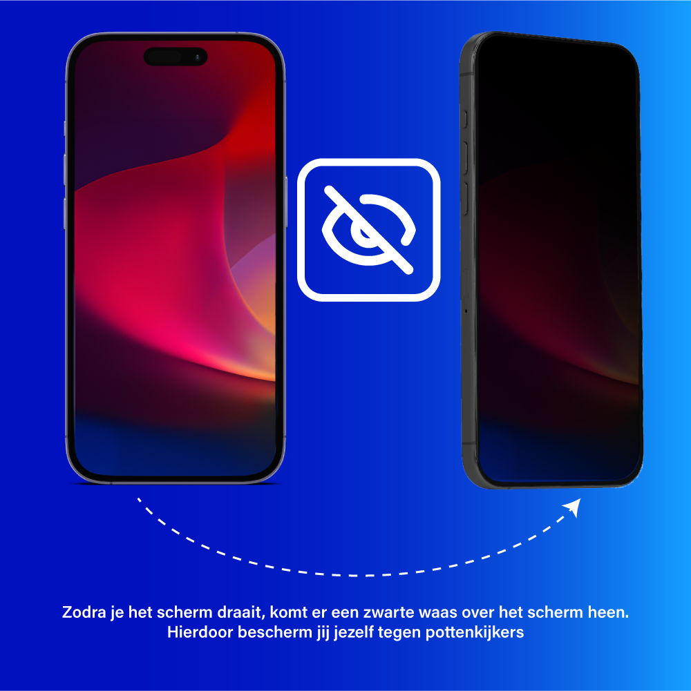 JVS Products Triple Pack - Screenprotector geschikt voor iPhone 11 - Privacy - Tempered Glass - Beschermglas - Glas - 3x Screenprotector - Privacy screenprotector