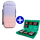 Case geschikt voor Nintendo Switch / Nintendo Switch OLED + Game Card hoes - 12 Games - Draagtas - Opbergtas - Paars/Roze/Groen
