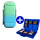Case geschikt voor Nintendo Switch / Nintendo Switch OLED + Game Card hoes - 12 Games - Draagtas - Opbergtas - Groen/Blauw/Blauw