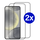 Double Pack - Screenprotector geschikt voor Samsung Galaxy A51 - Premium - Volledig bedekt - Edge to edge - Tempered Glass - Beschermglas - Glas - 2x Screenprotector - Transparant