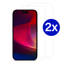 JVS Products Double Pack - Screenprotector geschikt voor iPhone 11 Pro Max - Tempered Glass - Beschermglas - Glas - 2x Screenprotector - Transparant