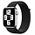 Bandje geschikt voor Apple Watch 38/40MM - Geschikt voor Series 1/2/3/4/5/6/7/8/9/SE - Maat One Size - Horlogebandje - Nylon - Zwart