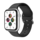 Bandje geschikt voor Apple Watch 38/40MM - Geschikt voor Series 1/2/3/4/5/6/7/8/9/SE - Maat S - Horlogebandje - Siliconen - Zwart