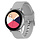 Bandje geschikt voor Samsung Galaxy Watch 40/41/42/44/45/46MM - Geschikt voor Samsung Galaxy Watch 1/2/3/4/5/6/7/Classic Watch 4/Watch 5 Pro/Watch 6 Classic/Watch Active/Watch Active 2 - Maat L - Horlogebandje - Siliconen - Grijs