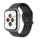 Bandje geschikt voor Apple Watch 42/44MM - Geschikt voor Series 1/2/3/4/5/6/7/8/9/SE/Ultra 1&2 - Maat L - Horlogebandje - Siliconen - Zwart