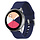Bandje geschikt voor Samsung Galaxy Watch 40/41/42/44/45/46MM - Geschikt voor Samsung Galaxy Watch 1/2/3/4/5/6/7/Classic Watch 4/Watch 5 Pro/Watch 6 Classic/Watch Active/Watch Active 2 - Maat L - Horlogebandje - Siliconen - Blauw