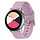 Bandje geschikt voor Samsung Galaxy Watch 40/41/42/44/45/46MM - Geschikt voor Samsung Galaxy Watch 1/2/3/4/5/6/7/Classic Watch 4/Watch 5 Pro/Watch 6 Classic/Watch Active/Watch Active 2 - Maat S - Horlogebandje - Siliconen - Paars