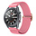 Bandje geschikt voor Samsung Galaxy Watch 40/41/42/44/45/46MM - Geschikt voor Samsung Galaxy Watch 1/2/3/4/5/6/Classic Watch 4/Watch 5 Pro/Watch 6 Classic/Watch Active/Watch Active 2 - Maat One Size - Horlogebandje - Nylon - Roze
