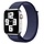 Bandje geschikt voor Apple Watch 38/40MM - Geschikt voor Series 1/2/3/4/5/6/7/8/9/SE - Maat One Size - Horlogebandje - Nylon - Blauw