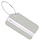 Kofferlabel - Bagagelabel - Koffer - Aluminium - Zilver