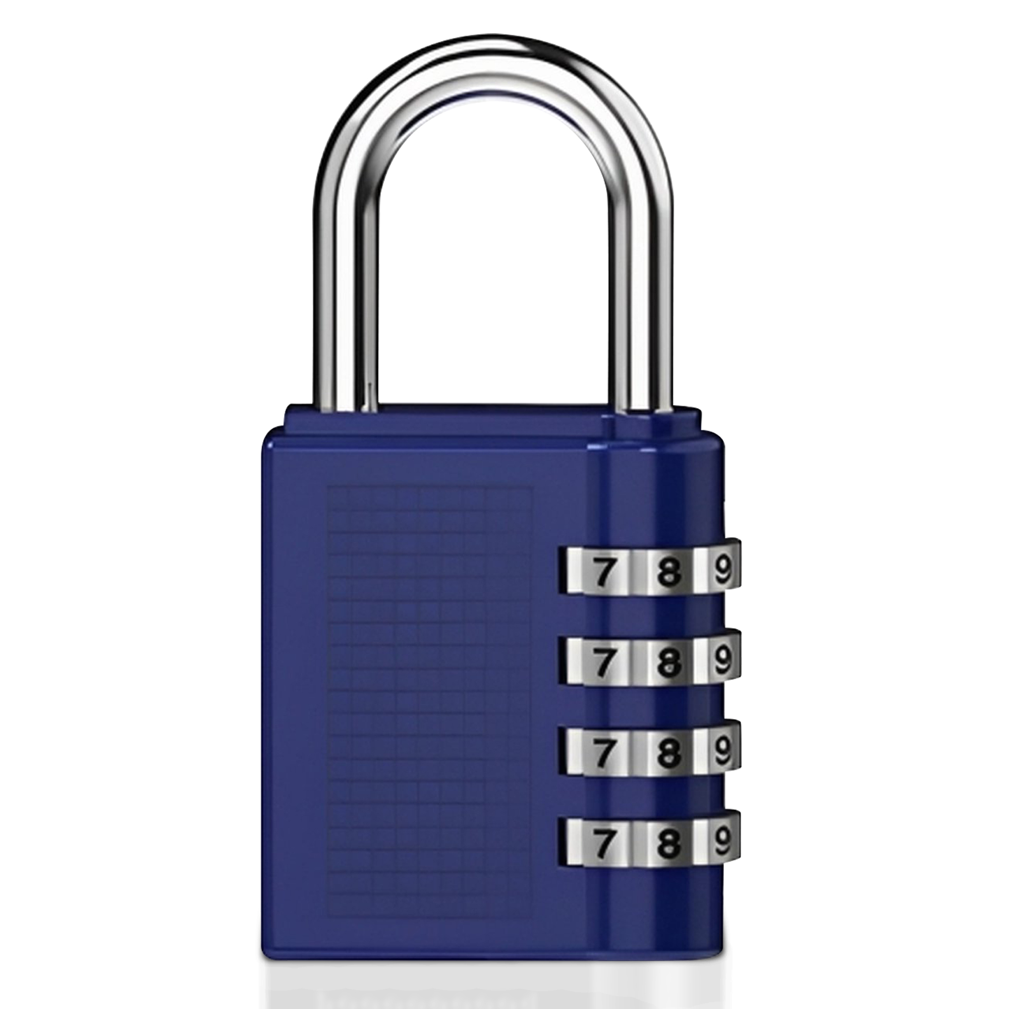 Hangslot - Cijferslot - Hangcijferslot - Met Cijfercode - 80mm - Donkerblauw afbeelding