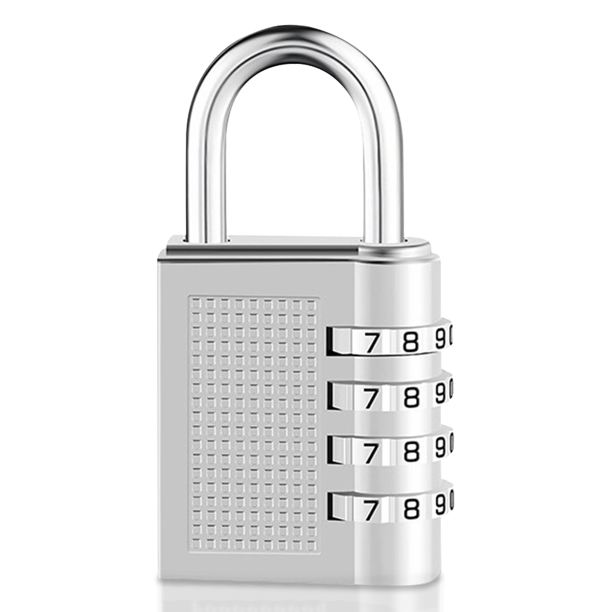 Hangslot - Cijferslot - Hangcijferslot - Met Cijfercode - 80mm - Zilver afbeelding