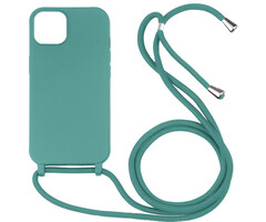 JVS Products Samsung Galaxy S21 hoesje - Backcover - Koord - Softcase - Flexibel - TPU - Mintgroen