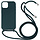 iPhone SE 2022 hoesje - Backcover - Koord - Softcase - Flexibel - TPU - Groen