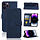iPhone SE 2022 hoesje - Bookcase - Pasjeshouder - Portemonnee - Kunstleer - Blauw