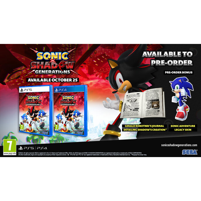 SEGA PS5 Sonic x Shadow Generations