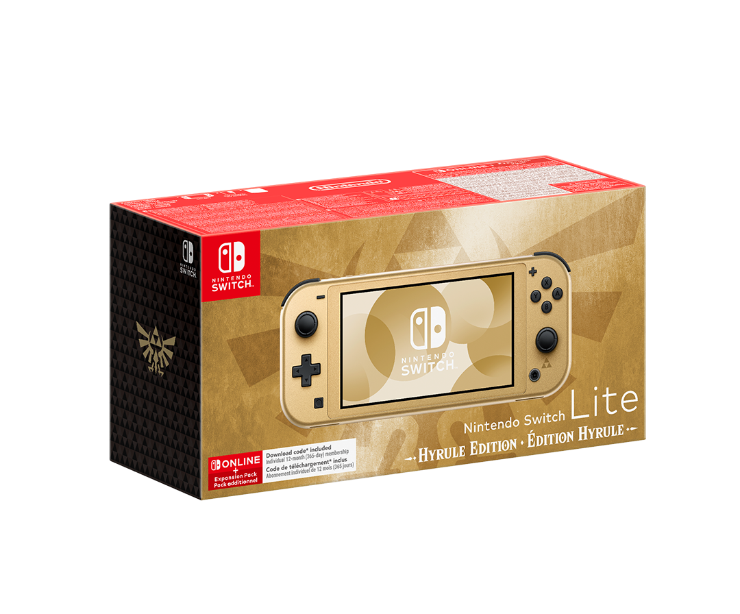 Nintendo Switch Lite Console: The Legend of Zelda Hyrule Edition - Limited Edition