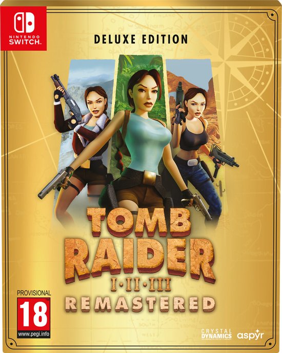 Nintendo Switch Tomb Raider I-III Remastered - Deluxe Edition afbeelding