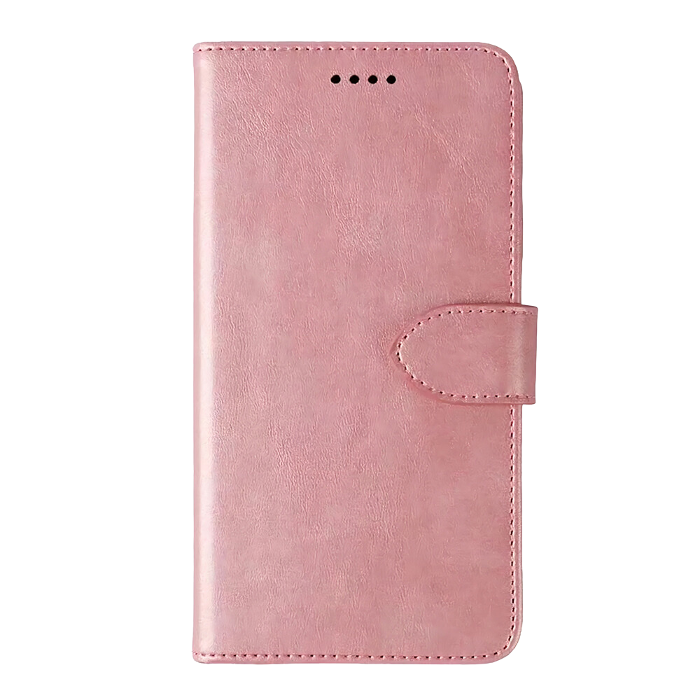 iPhone 16 Pro hoesje - Bookcase - Pasjeshouder - Portemonnee - Kunstleer - Roze