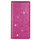iPhone 16 Pro hoesje - Bookcase - Pasjeshouder - Portemonnee - Glitter - TPU - Roze