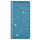 iPhone 16 Pro hoesje - Bookcase - Pasjeshouder - Portemonnee - Glitter - TPU - Blauw
