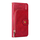 iPhone 16 Pro Max hoesje - Bookcase - Koord - Pasjeshouder - Portemonnee - Rits - Kunstleer - Rood