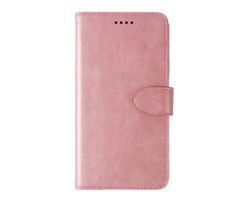 JVS Products iPhone 16 hoesje - Bookcase - Pasjeshouder - Portemonnee - Kunstleer - Roze