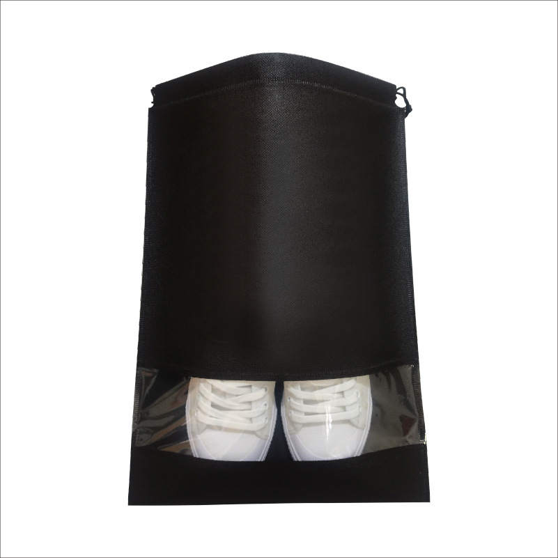 Schoenenzak - Schoenentas - Reistas en Opbergtas - Waterafstotend - Travel Organizer - Zwart afbeelding