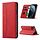 iPhone 16 Pro Max hoesje - Bookcase - Pasjeshouder - Portemonnee - Kunstleer - Rood