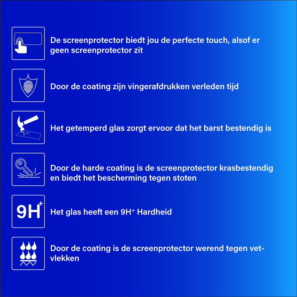 JVS Products Double Pack - Screenprotector geschikt voor Samsung Galaxy S24 Plus - Tempered Glass - Beschermglas - Glas - 2x Screenprotector - Transparant
