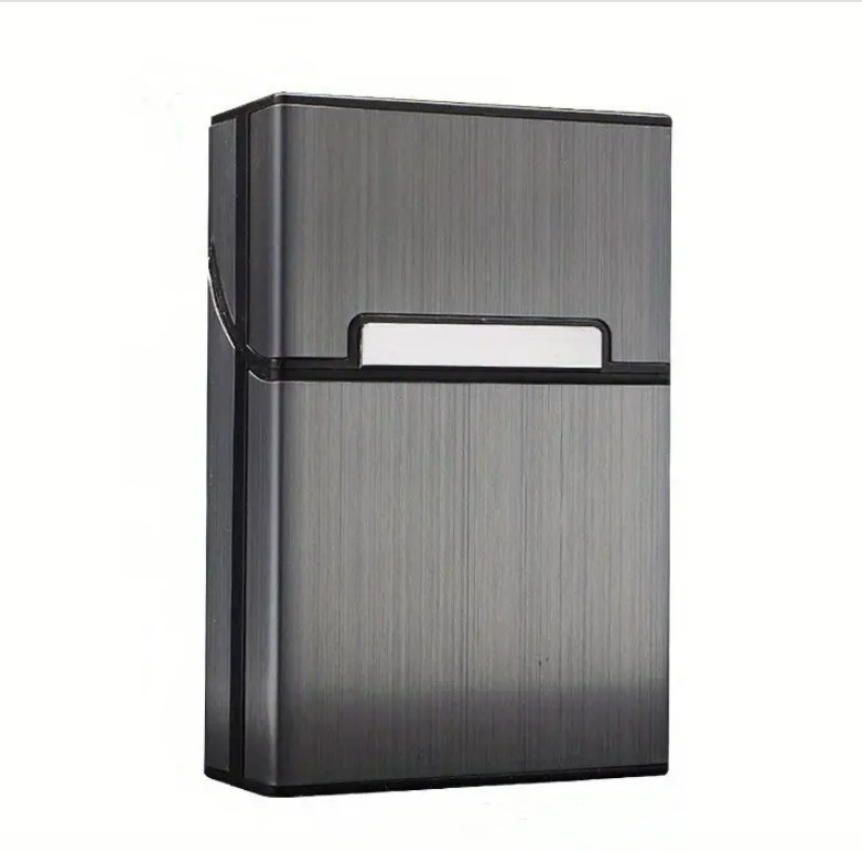 JVS Products Sigaretten Doosje - Sigarettenhouder - Sigarettenbox - Weerbestending - Aluminium - Metallic