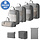 Compression Cubes - Koffer Organizer Set - 8-delig - Kleding en Bagage Organizer - Compressie - Travel Cubes - Reis Accessoires - Voor Tassen en Backpacks - Grijs