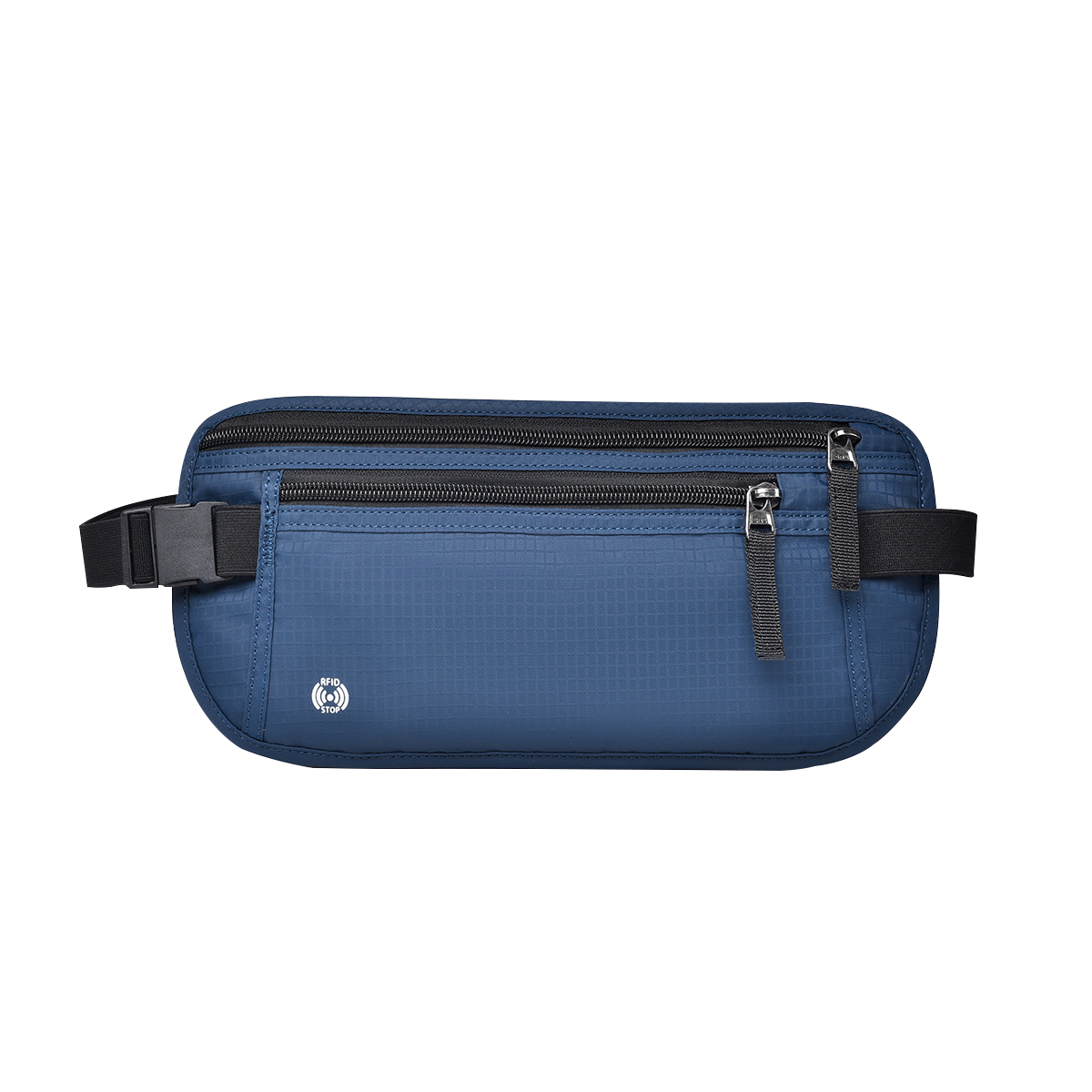 Reisportemonnee - Moneybelt - Heuptas met RFID - Waterdicht - Paspoorttasje - Festival Tasje - Documenten Organizer hoes - Blauw afbeelding