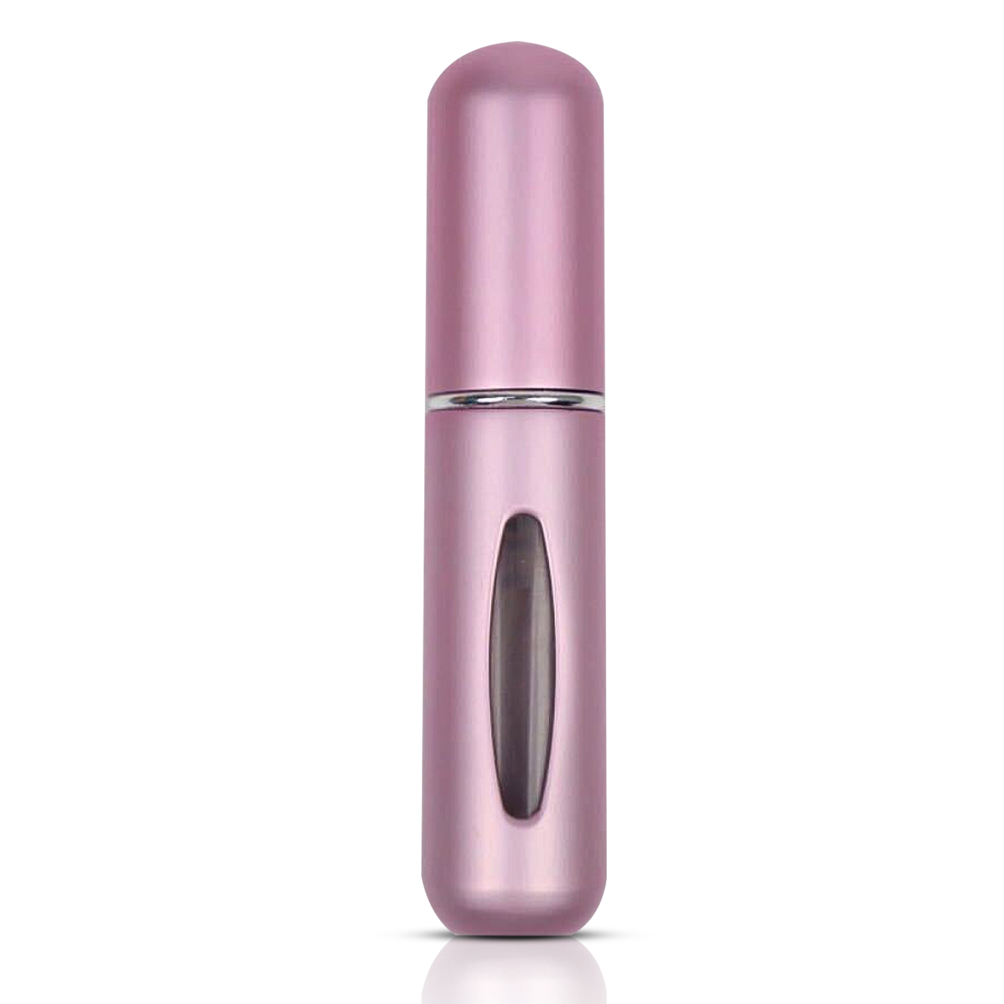Mini Parfum Flesje - Navulbaar - 5 ml - Reisflesje - Parfumverstuiver - Mat Lichtroze afbeelding