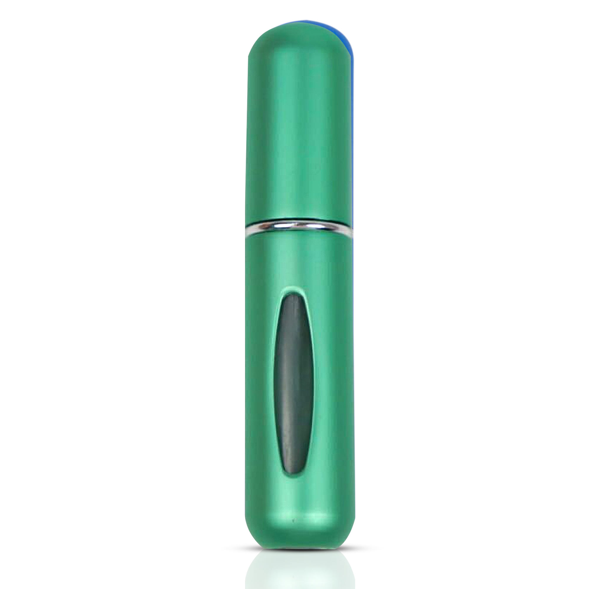Mini Parfum Flesje - Navulbaar - 5 ml - Reisflesje - Parfumverstuiver - Groen afbeelding