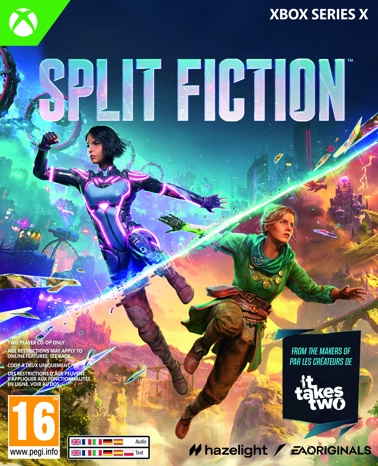 Xbox Series X Split Fiction afbeelding