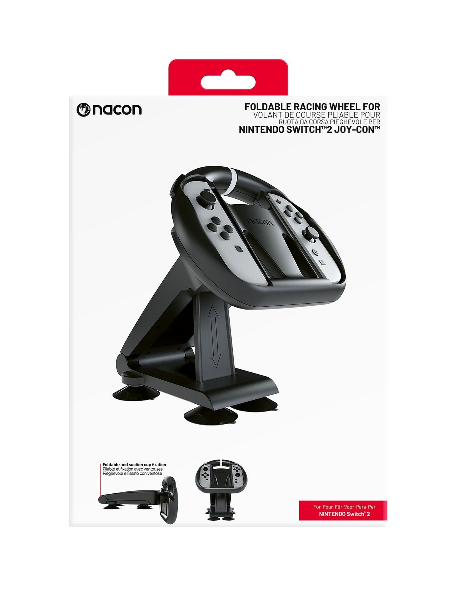 Nacon Nintendo Switch 2 Opvouwbaar Racing Stuur afbeelding