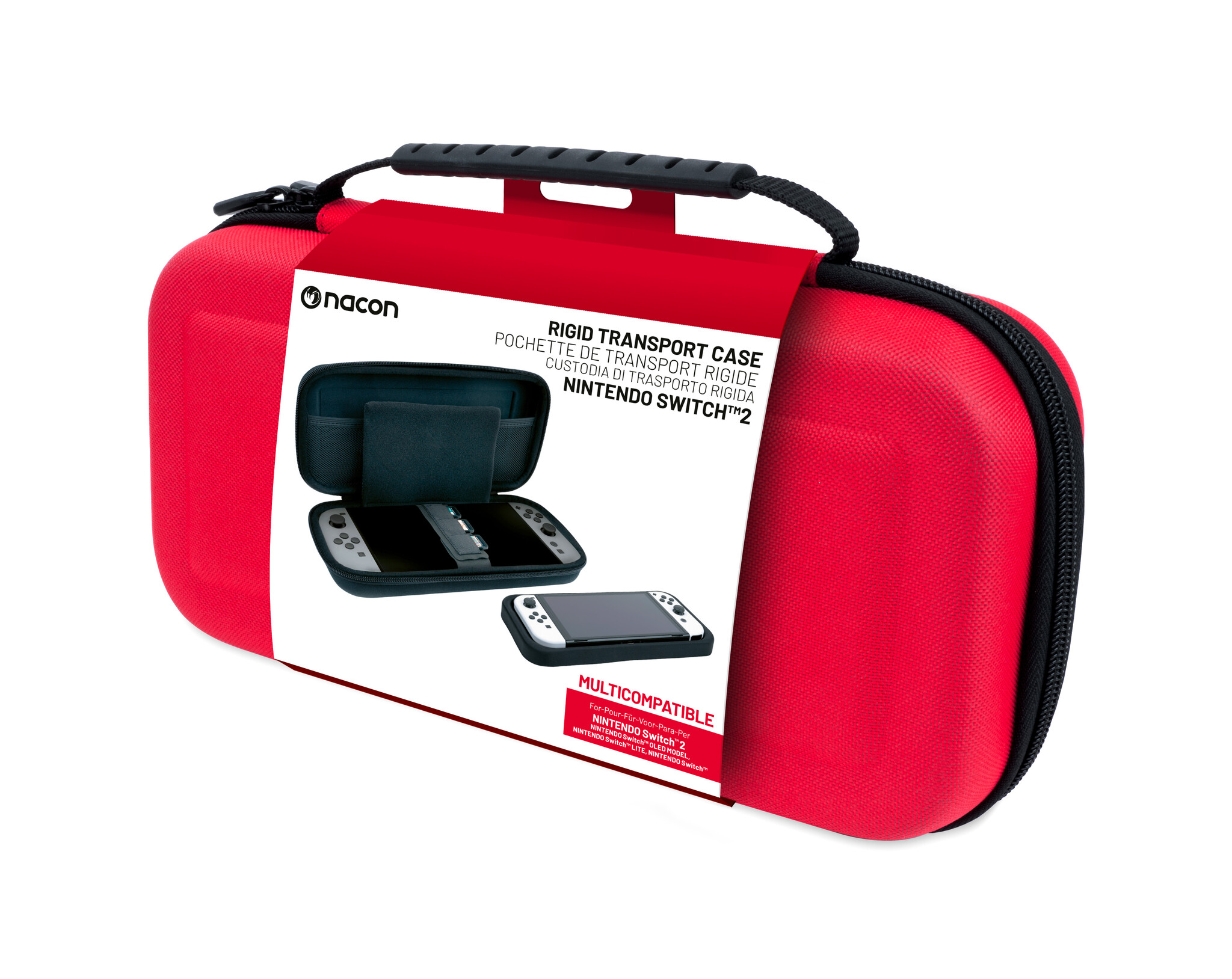 Nacon Nintendo Switch 2 Beschermhoes (Rood) afbeelding