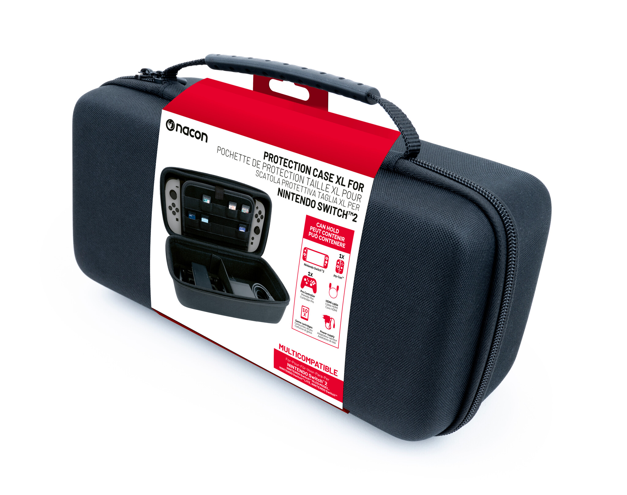 Nacon Nintendo Switch 2 Beschermhoes XL (Zwart) afbeelding