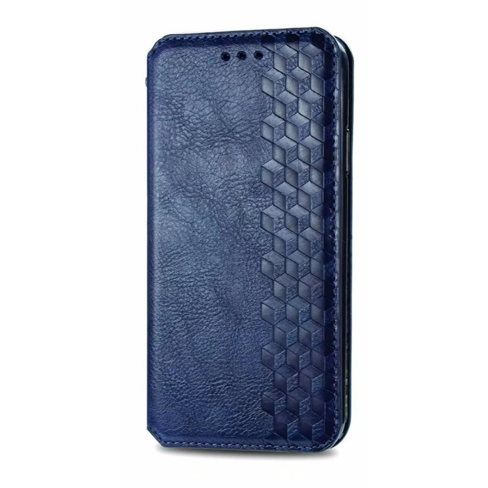 JVS Products Samsung Galaxy A56 hoesje - Bookcase - Pasjeshouder - Portemonnee - Diamantpatroon - Kunstleer - Blauw