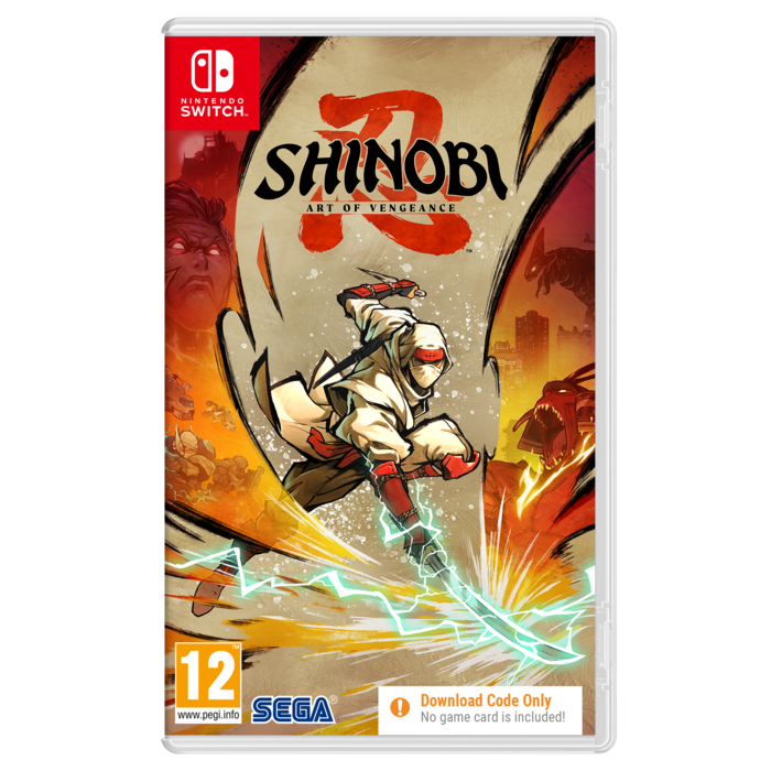 SEGA Nintendo Switch Shinobi: Art of Vengeance (Code in Box)