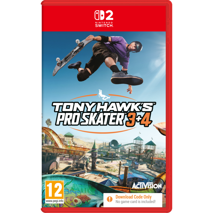 Activision Nintendo Switch 2 Tony Hawk's Pro Skater 3 + 4 (Code in Box)