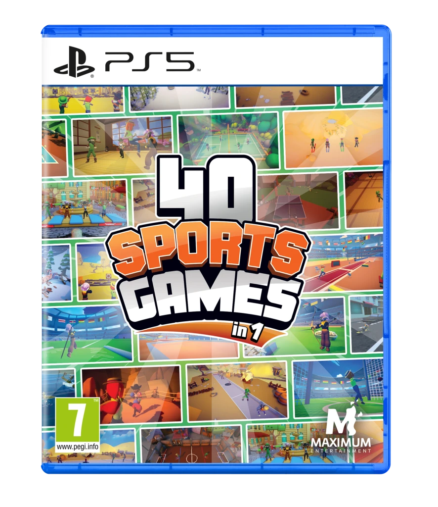 Maximum Entertainment PS5 40 Sports Games in 1